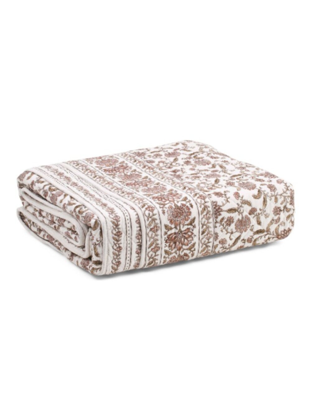RACHEL ZOE Cotton Floral Border Print Quilt Set - Picture 2 of 2